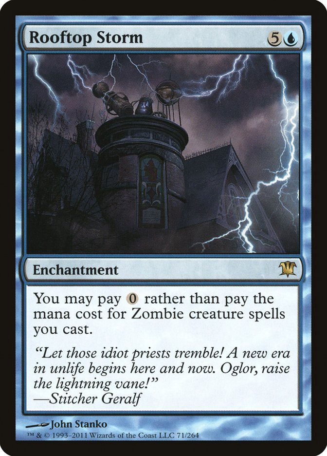 Rooftop Storm [Innistrad] Magic: The Gathering