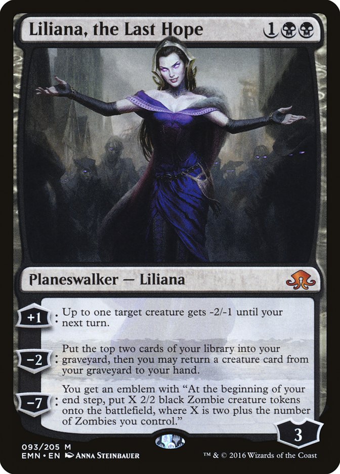 Liliana, the Last Hope [Eldritch Moon] Magic: The Gathering