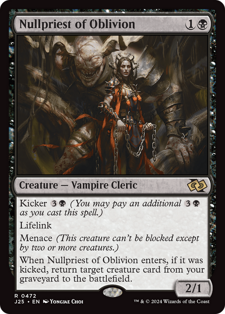Nullpriest of Oblivion [Foundations Jumpstart] Magic: The Gathering
