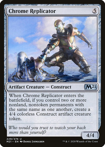Chrome Replicator [Core Set 2021] Magic: The Gathering