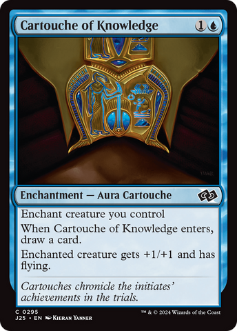 Cartouche of Knowledge [Foundations Jumpstart] Magic: The Gathering