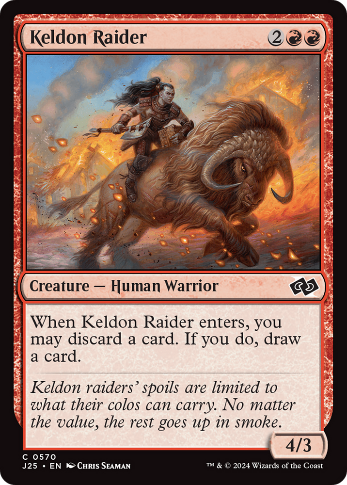 Keldon Raider [Foundations Jumpstart] Magic: The Gathering