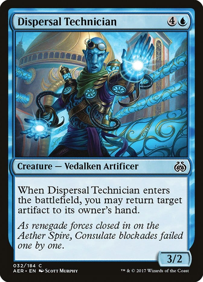 Dispersal Technician [Aether Revolt] Magic: The Gathering