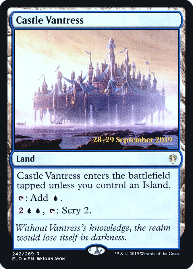 Castle Vantress [Throne of Eldraine Prerelease Promos] Magic: The Gathering