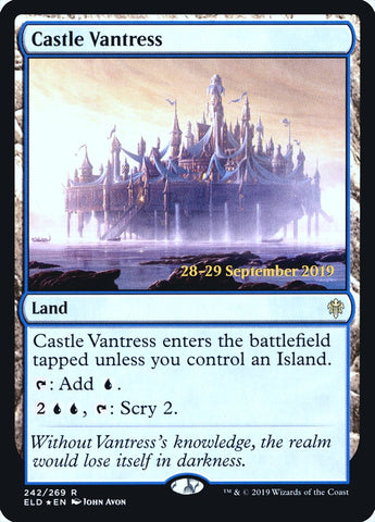 Castle Vantress [Throne of Eldraine Prerelease Promos] Magic: The Gathering