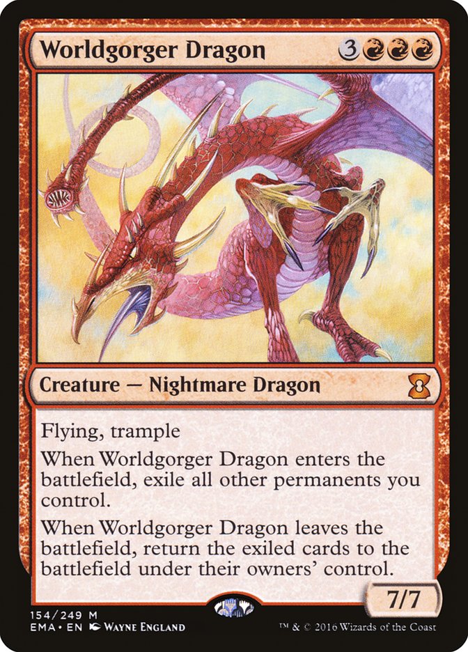 Worldgorger Dragon [Eternal Masters] Magic: The Gathering