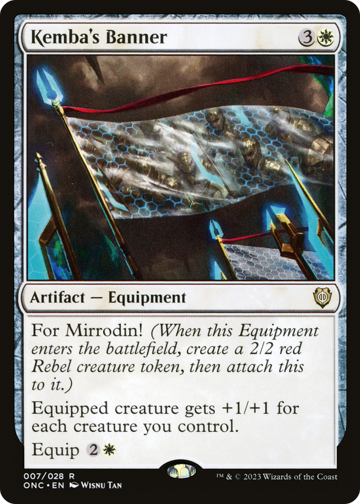 Kemba's Banner [Phyrexia: All Will Be One Commander] Magic: The Gathering