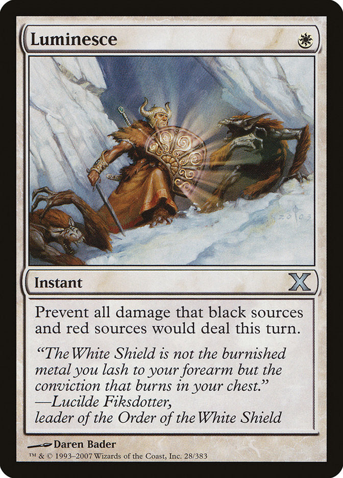 Luminesce [Tenth Edition] Magic: The Gathering