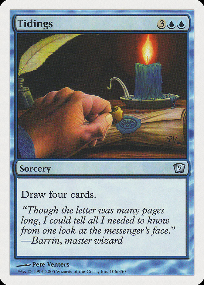 Tidings [Ninth Edition] Magic: The Gathering