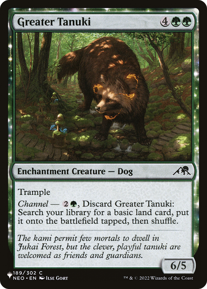 Greater Tanuki [The List] Magic: The Gathering