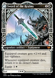 Halvar, God of Battle // Sword of the Realms (Showcase) [Kaldheim] Magic: The Gathering