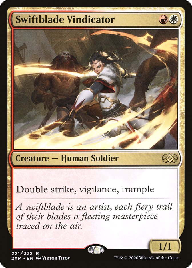 Swiftblade Vindicator [Double Masters] Magic: The Gathering