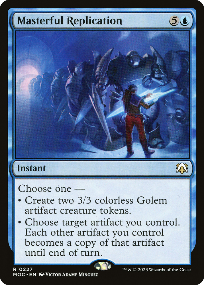 Masterful Replication [March of the Machine Commander] Magic: The Gathering