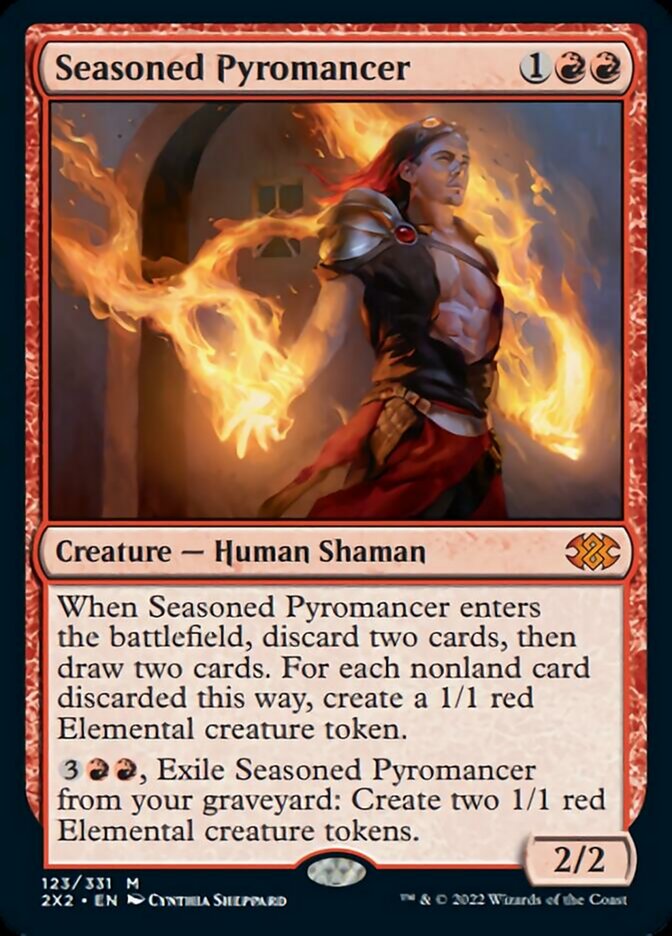 Seasoned Pyromancer [Double Masters 2022] Magic: The Gathering