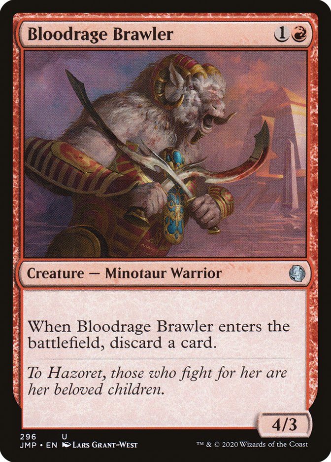 Bloodrage Brawler [Jumpstart] Magic: The Gathering
