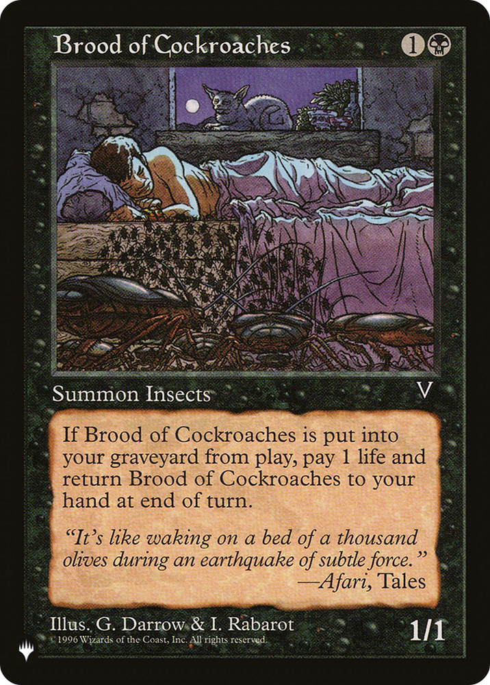 Brood of Cockroaches [The List] Magic: The Gathering
