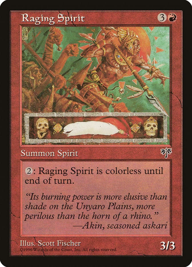 Raging Spirit [Mirage] Magic: The Gathering