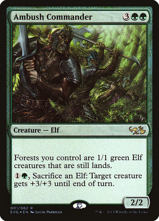 Ambush Commander (Elves vs. Goblins) [Duel Decks Anthology] Magic: The Gathering