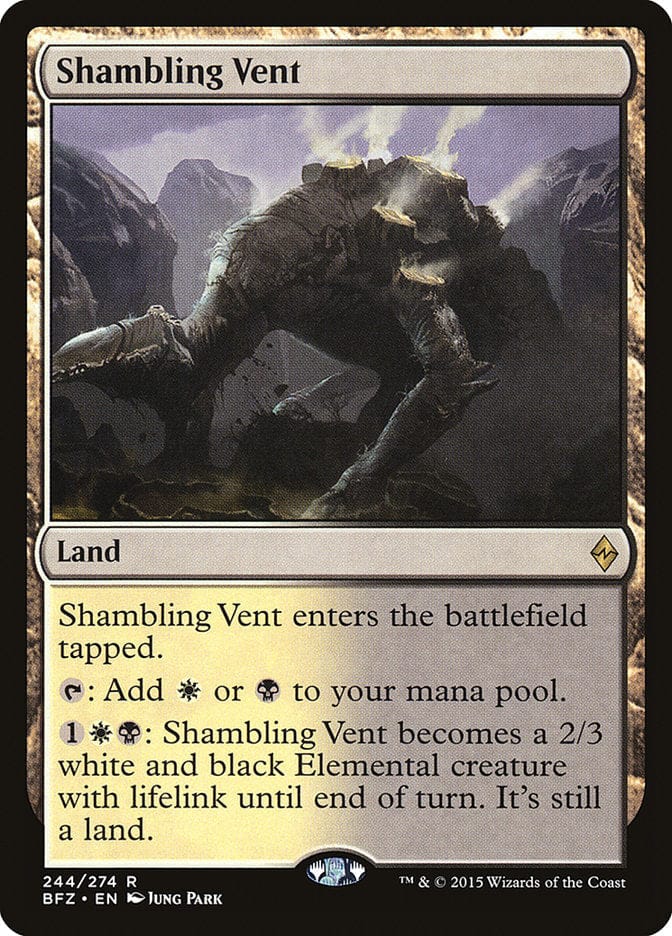 Shambling Vent [Battle for Zendikar] Magic: The Gathering