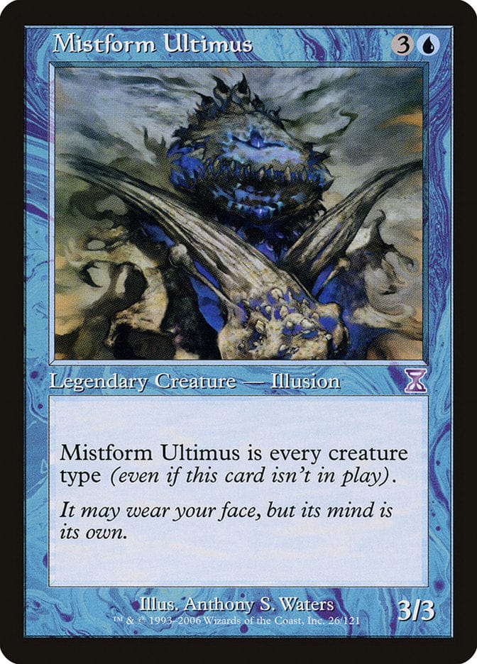 Mistform Ultimus [Time Spiral Timeshifted] Magic: The Gathering