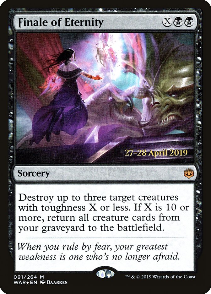 Finale of Eternity [War of the Spark Prerelease Promos] Magic: The Gathering