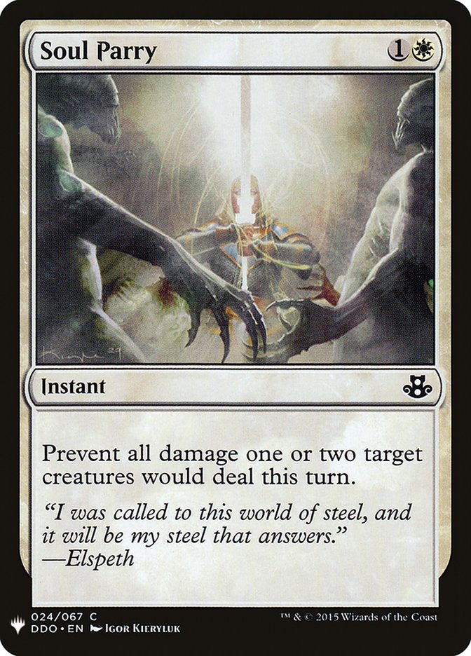 Soul Parry [Mystery Booster] Magic: The Gathering
