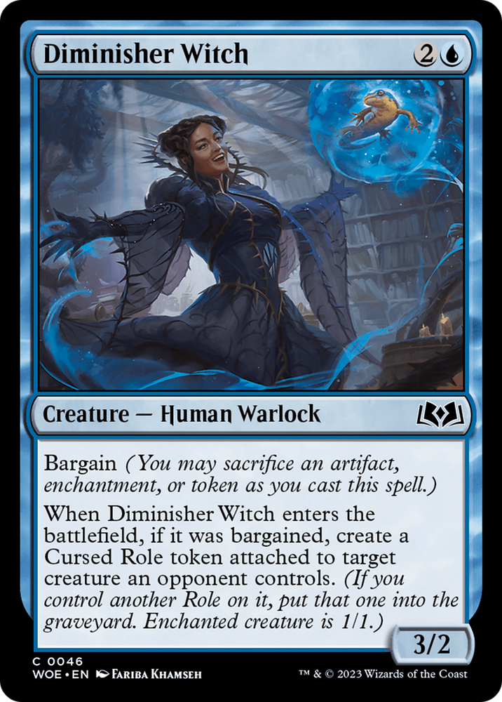 Diminisher Witch [Wilds of Eldraine] Magic: The Gathering