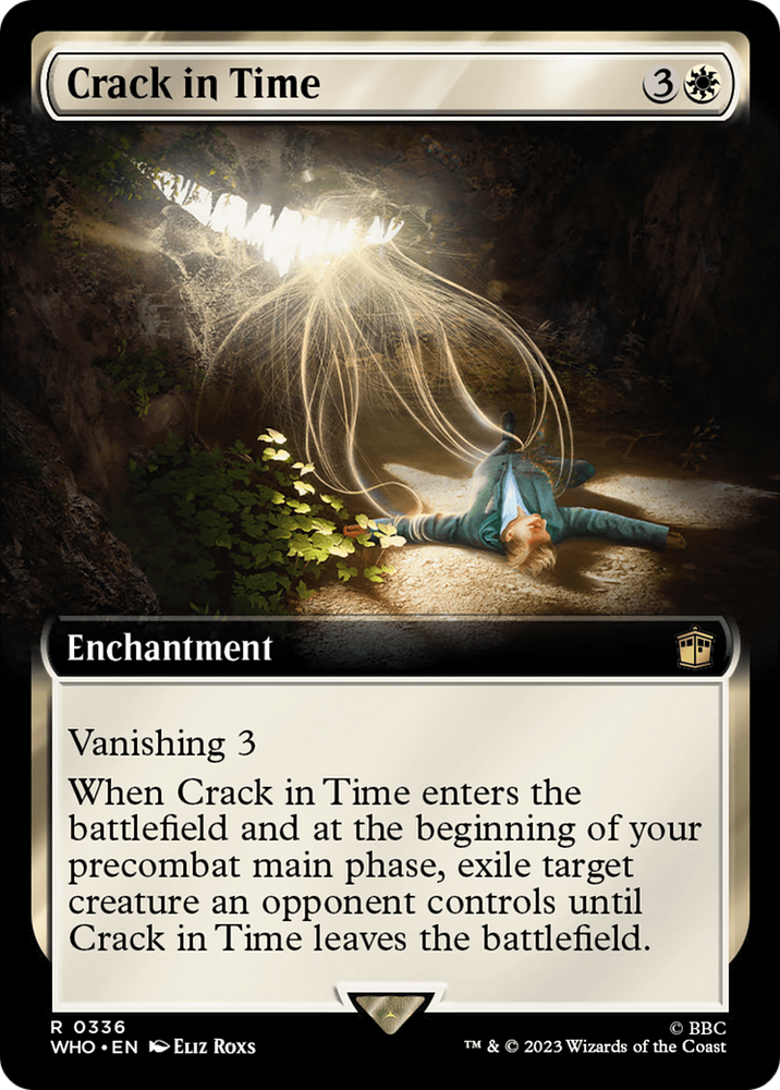 Crack in Time (Extended Art) [Doctor Who] Magic: The Gathering