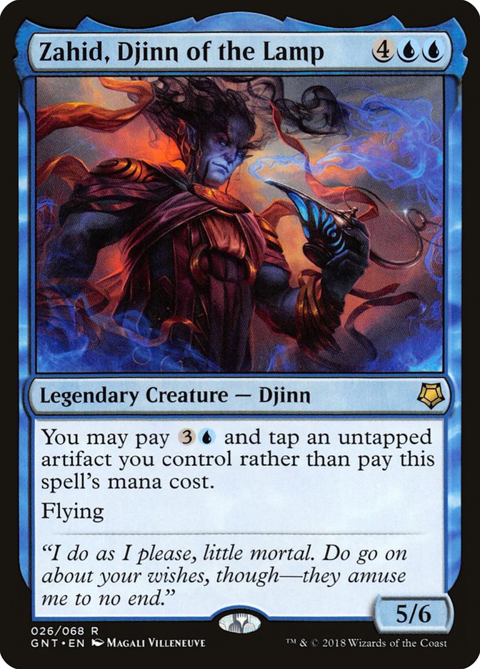 Zahid, Djinn of the Lamp [Game Night 2018] Magic: The Gathering
