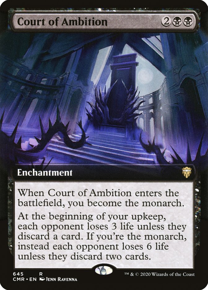 Court of Ambition (Extended Art) [Commander Legends] Magic: The Gathering