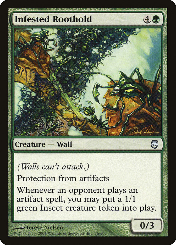 Infested Roothold [Darksteel] Magic: The Gathering