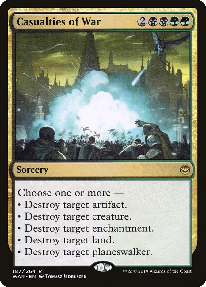Casualties of War [War of the Spark] Magic: The Gathering