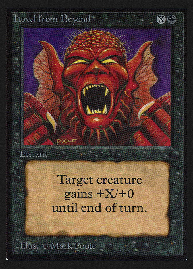 Howl from Beyond [International Collectors' Edition] Magic: The Gathering