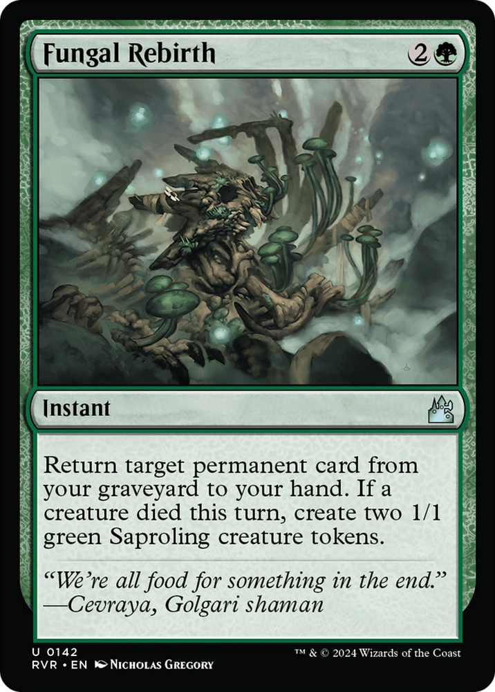 Fungal Rebirth [Ravnica Remastered] Magic: The Gathering