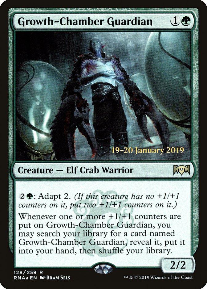 Growth-Chamber Guardian [Ravnica Allegiance Prerelease Promos] Magic: The Gathering