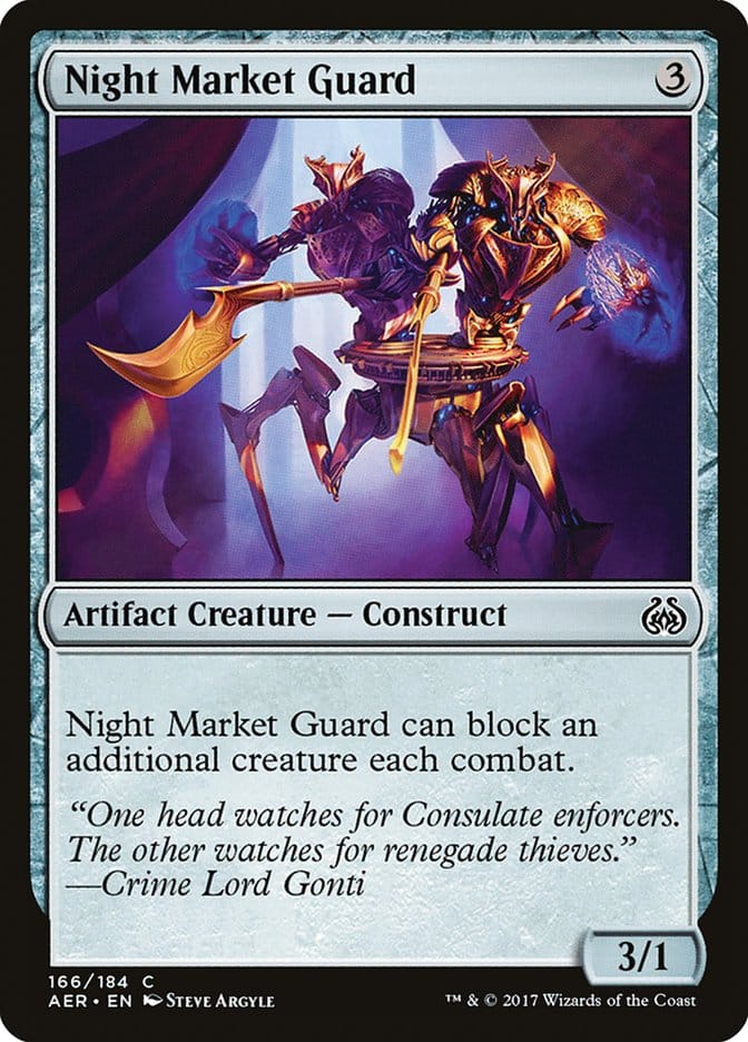Night Market Guard [Aether Revolt] Magic: The Gathering