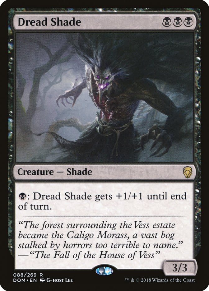 Dread Shade [Dominaria] Magic: The Gathering