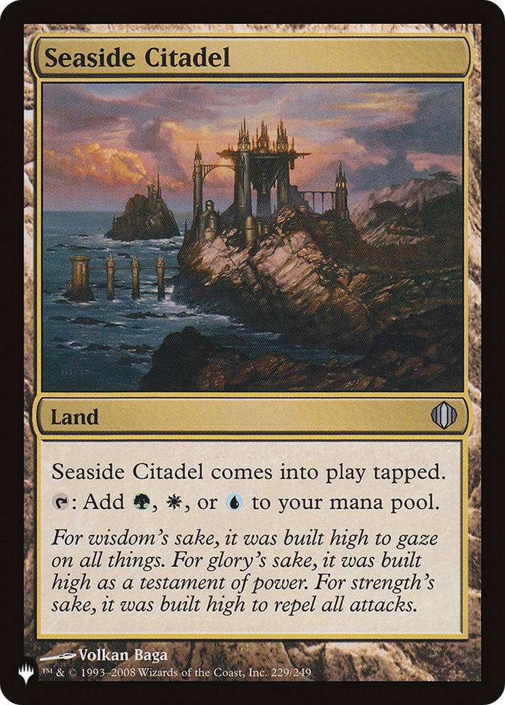 Seaside Citadel [Secret Lair: From Cute to Brute] Magic: The Gathering