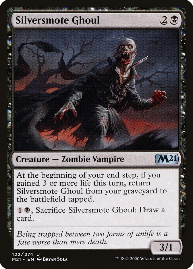 Silversmote Ghoul [Core Set 2021] Magic: The Gathering