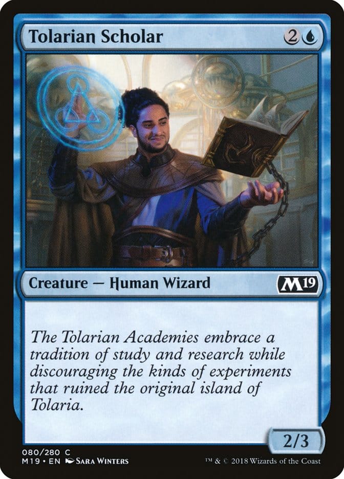 Tolarian Scholar [Core Set 2019] Magic: The Gathering