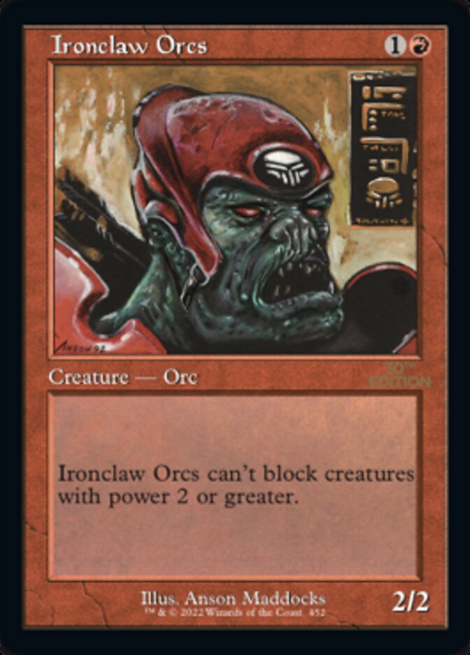 Ironclaw Orcs (Retro) [30th Anniversary Edition] Magic: The Gathering