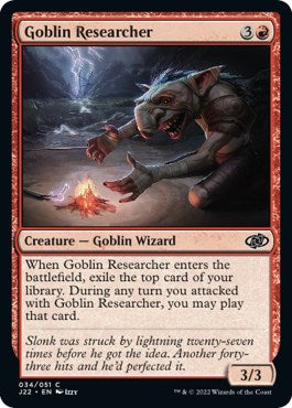 Goblin Researcher [Jumpstart 2022] Magic: The Gathering