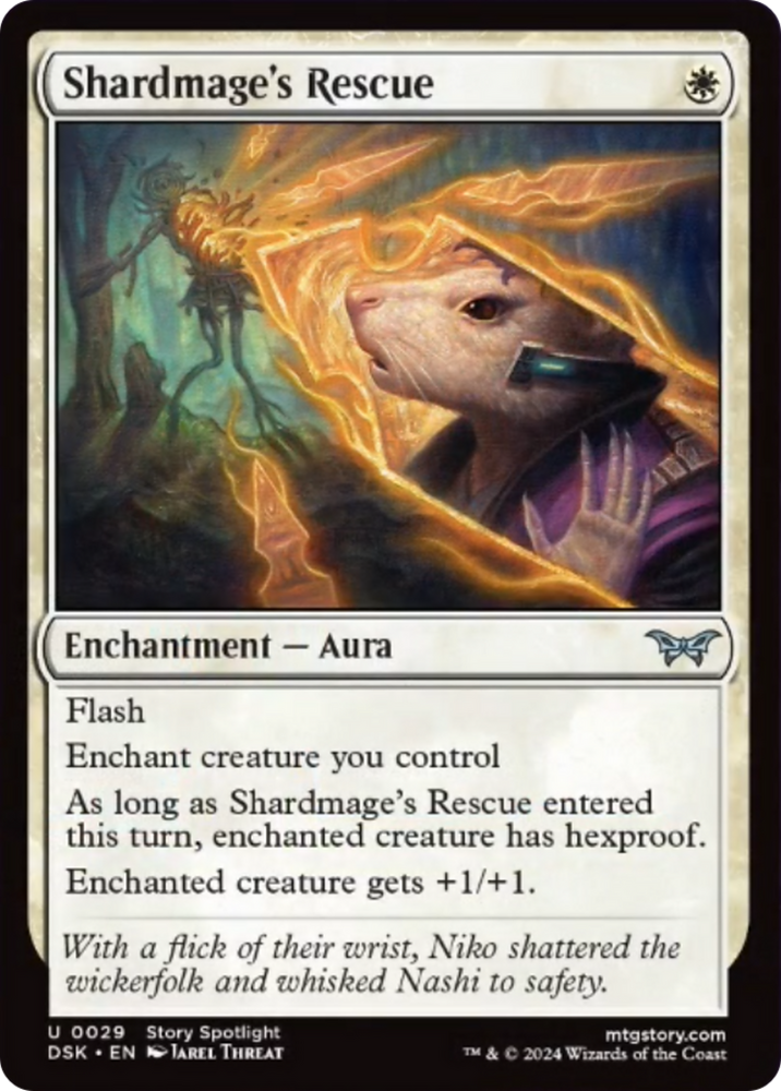 Shardmage's Rescue [Duskmourn: House of Horror] Magic: The Gathering