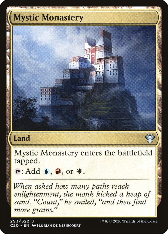 Mystic Monastery [Commander 2020] Magic: The Gathering