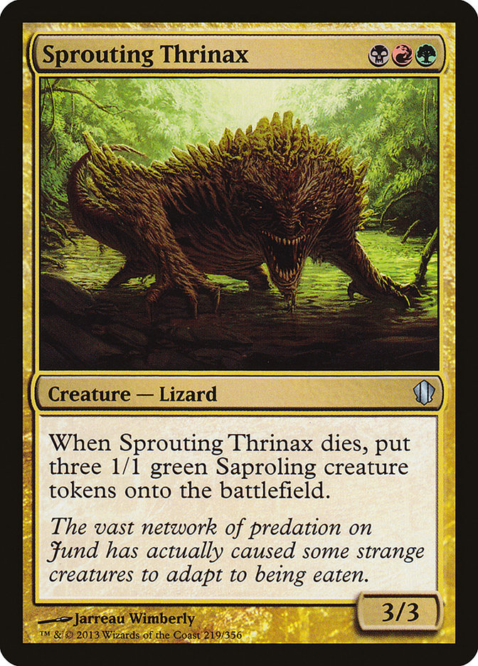 Sprouting Thrinax [Commander 2013] Magic: The Gathering