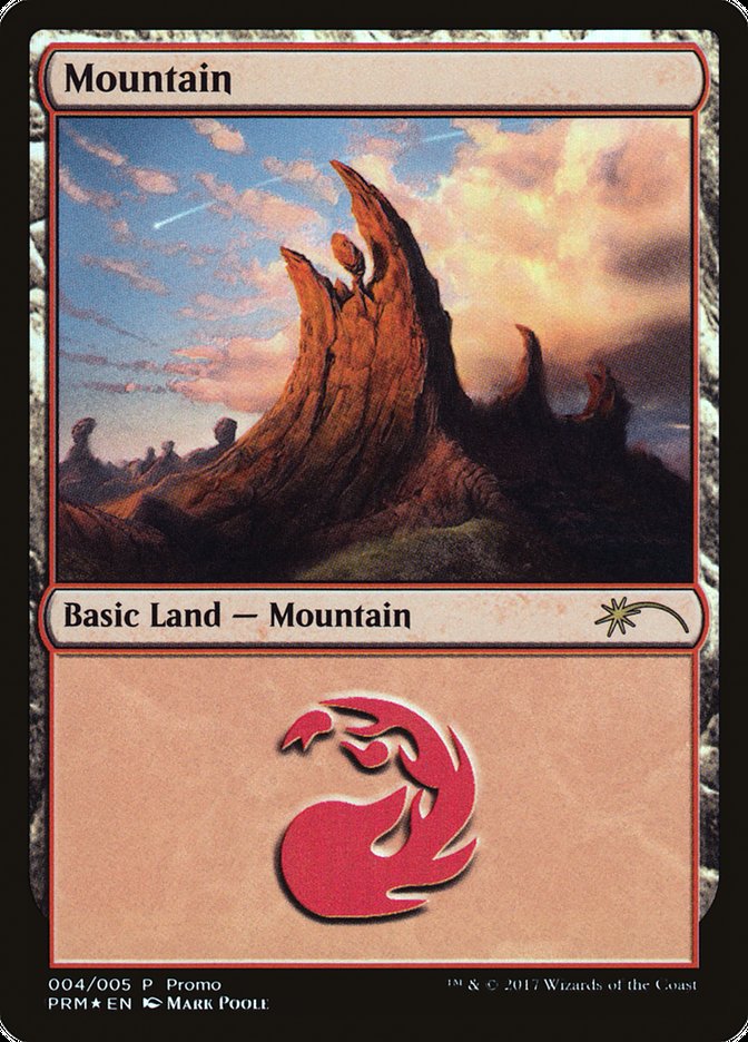 Mountain (4) [2017 Gift Pack] Magic: The Gathering