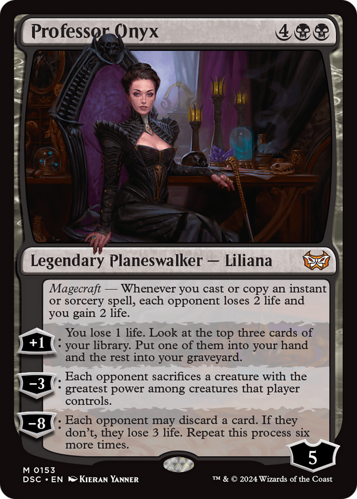 Professor Onyx [Duskmourn: House of Horror Commander] Magic: The Gathering
