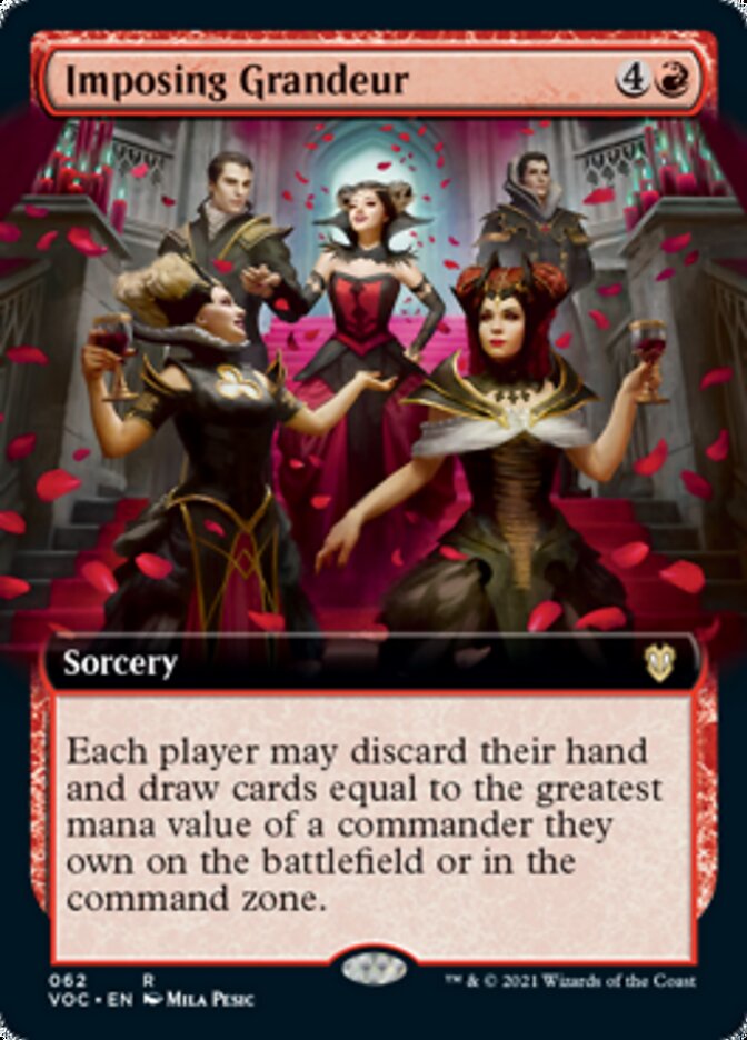 Imposing Grandeur (Extended Art) [Innistrad: Crimson Vow Commander] Magic: The Gathering