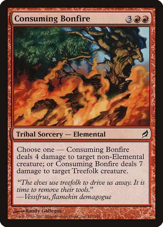 Consuming Bonfire [Lorwyn] Magic: The Gathering