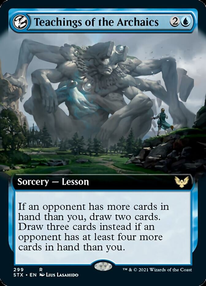 Teachings of the Archaics (Extended Art) [Strixhaven: School of Mages] Magic: The Gathering